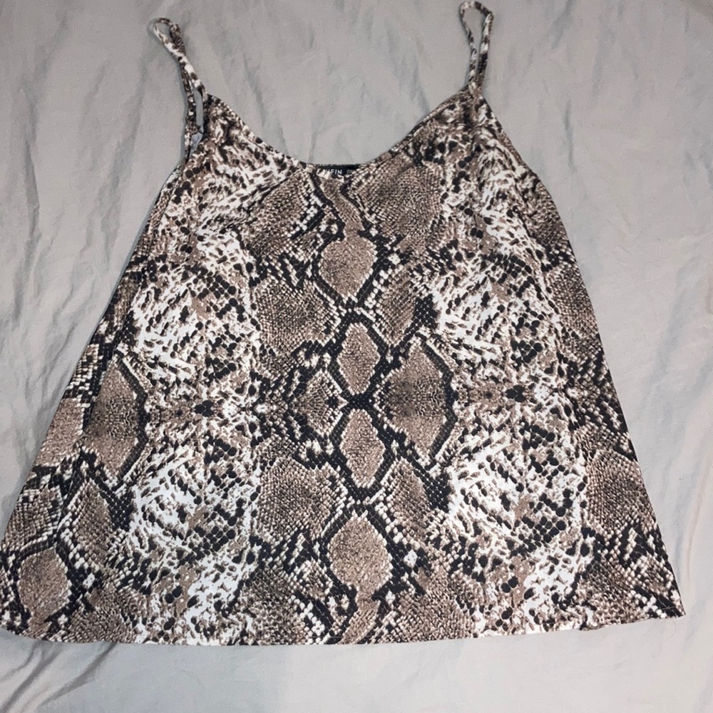 Snakeskin tank top